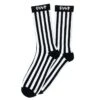 Chaussettes CULT Vertical Stripes Black / White