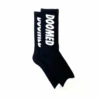 Chaussettes DOOMED Black Logo White -Cult Soldes Chaussettes DOOMED Black Logo White