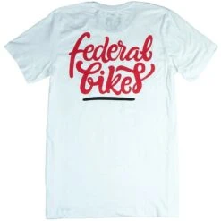 Tee Shirt FEDERAL Script Logo White