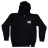 Sweat FEDERAL Script Capuche Zip Hood Black -Cult Soldes Sweat FEDERAL Script Capuche Zip Hood Black