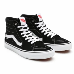 Chaussures VANS Skate SK8 Hi PRO Noir / Blanc