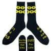 Chaussettes CULT Chains Black / Yellow -Cult Soldes chaussettes cult chains