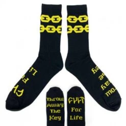 Chaussettes CULT Chains Black / Yellow