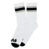Chaussettes CULT Stripe White -Cult Soldes chaussettes cult stripes white