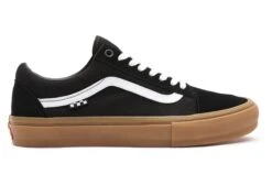 Chaussures VANS Skate Old Skool PRO Noir / Gum -Cult Soldes vans old skool noir gum